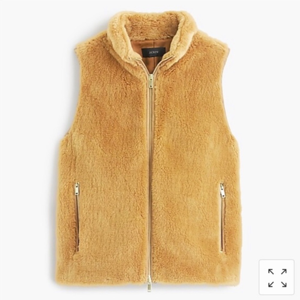 Jcrew Teddy Vest